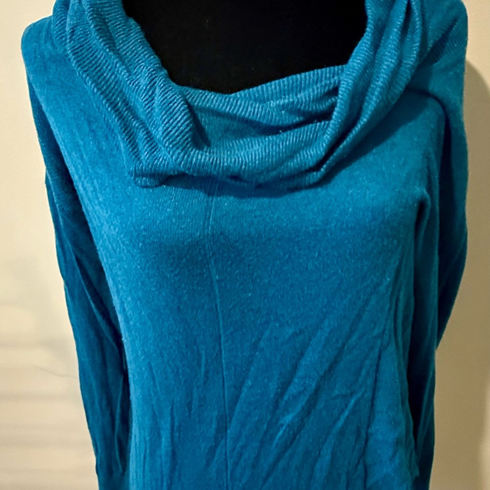 NorthStyle Vibrant Blue Cowl Neck Sweater
